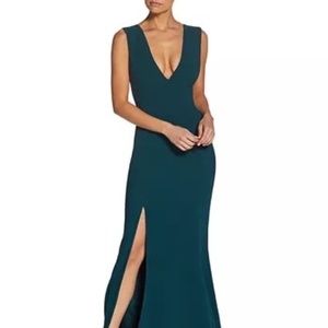 Dress the Population Sandra V-Neck Gown, NWT